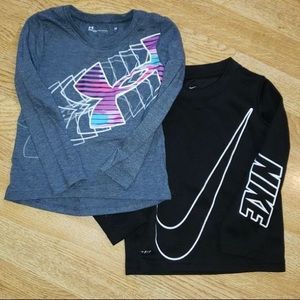 Bundle of 2 long sleeve shirts